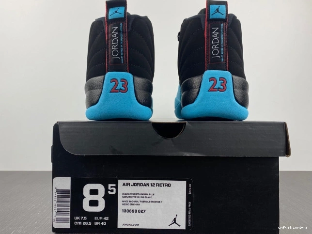 Blue Jordan Gamma 12 130690-027 Retro 0821